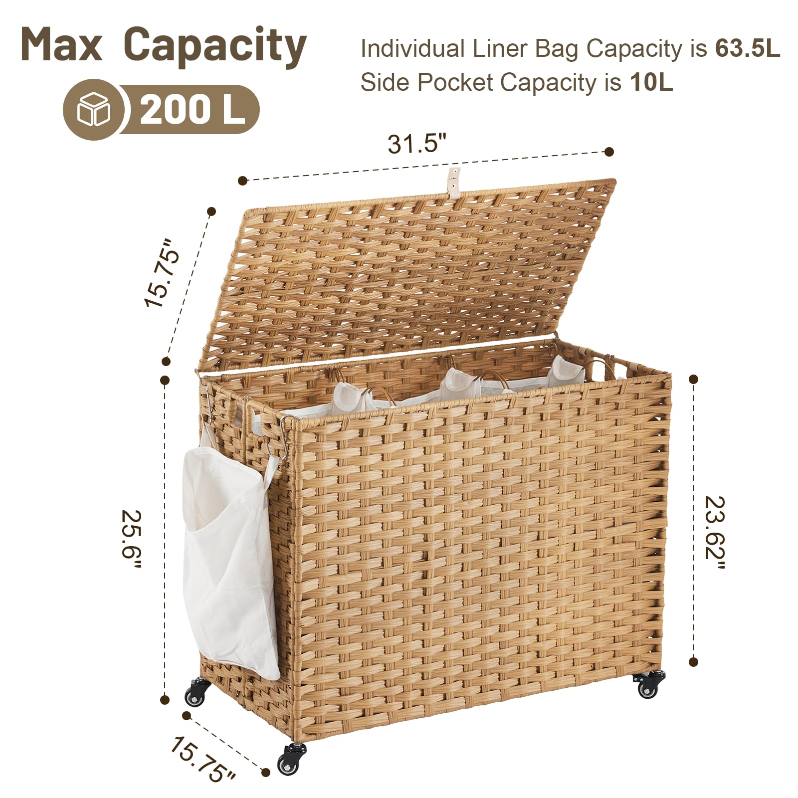 Hiagnete mesh bags protecting delicates during washing.