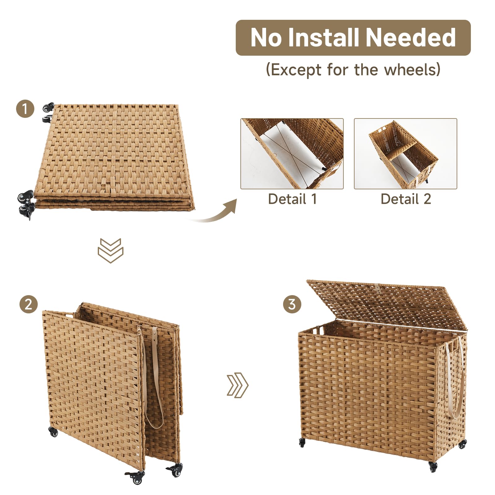 Hiagnete handmade rattan frame combining durability with style.
