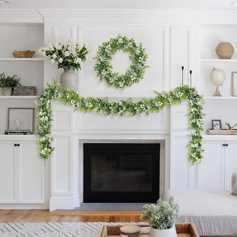 HIAGROW multiuse wedding wall arch garland enhances backdrops and tables.