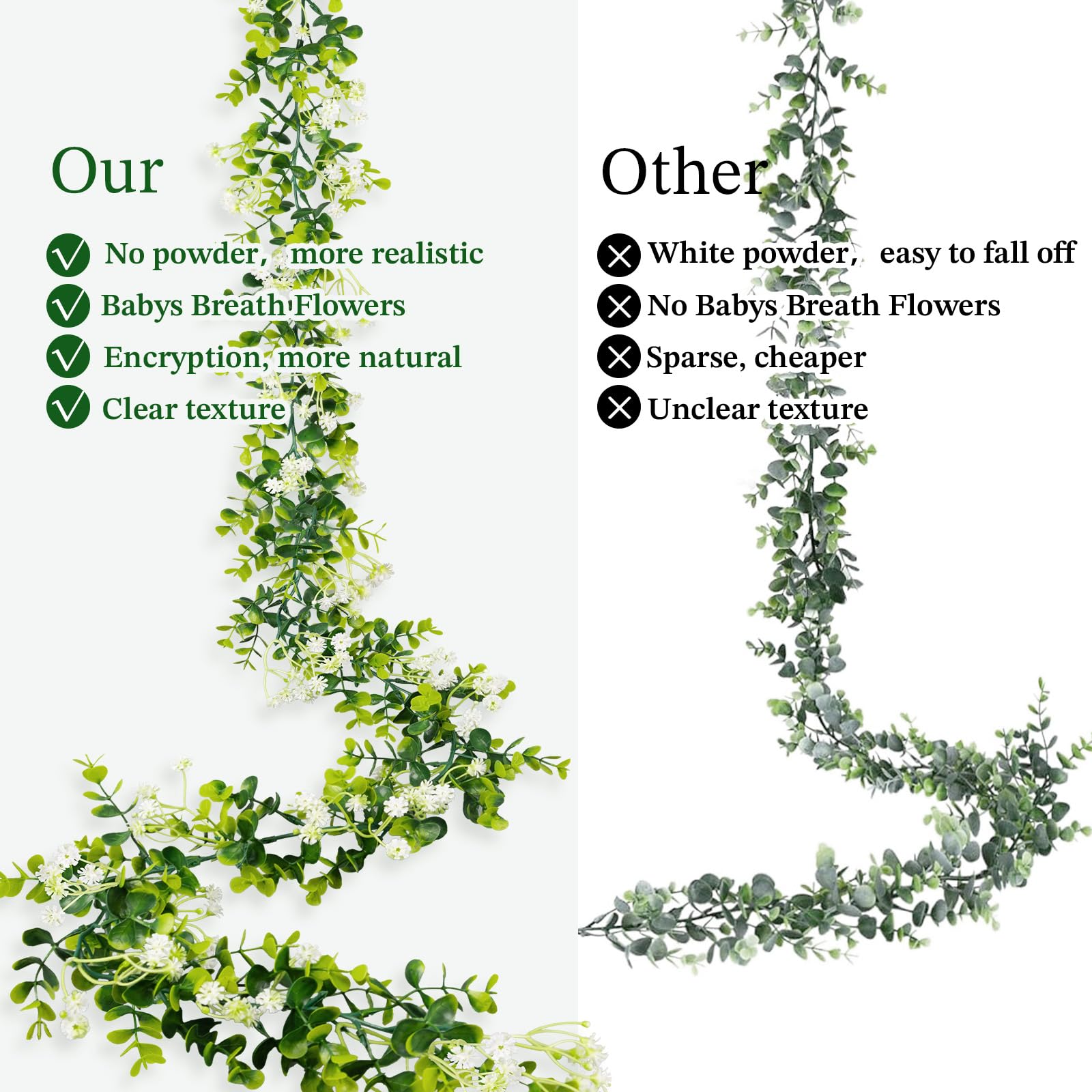 HIAGROW uv-protected garland resists fading for indoor and outdoor use.