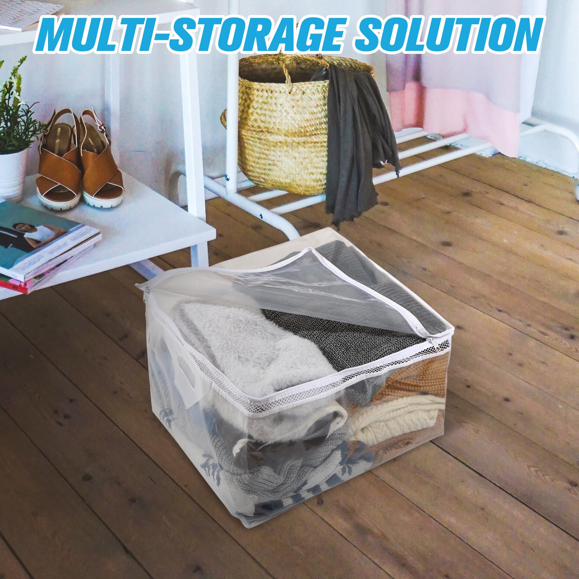 HIBAG 20-gallon capacity fits up to 30 garments.