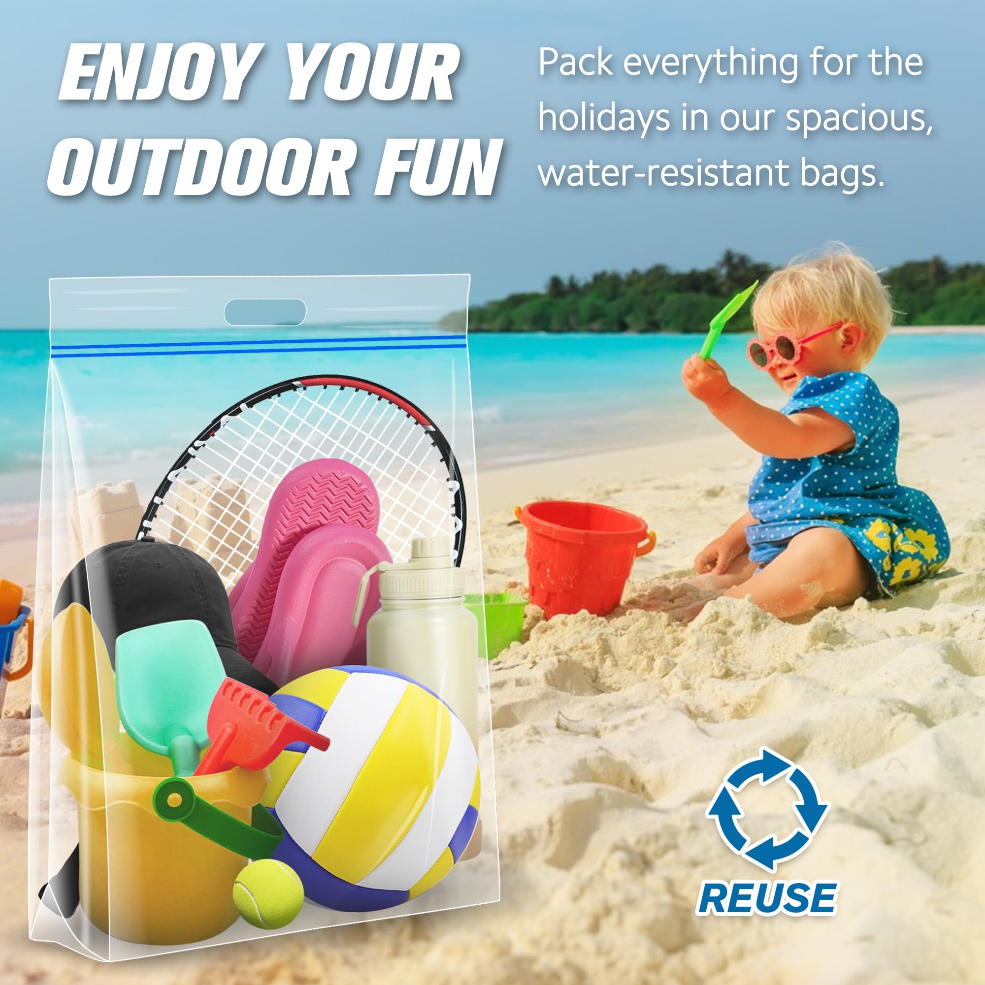 HIBAG pack of 10 bags for versatile home storage and moves.