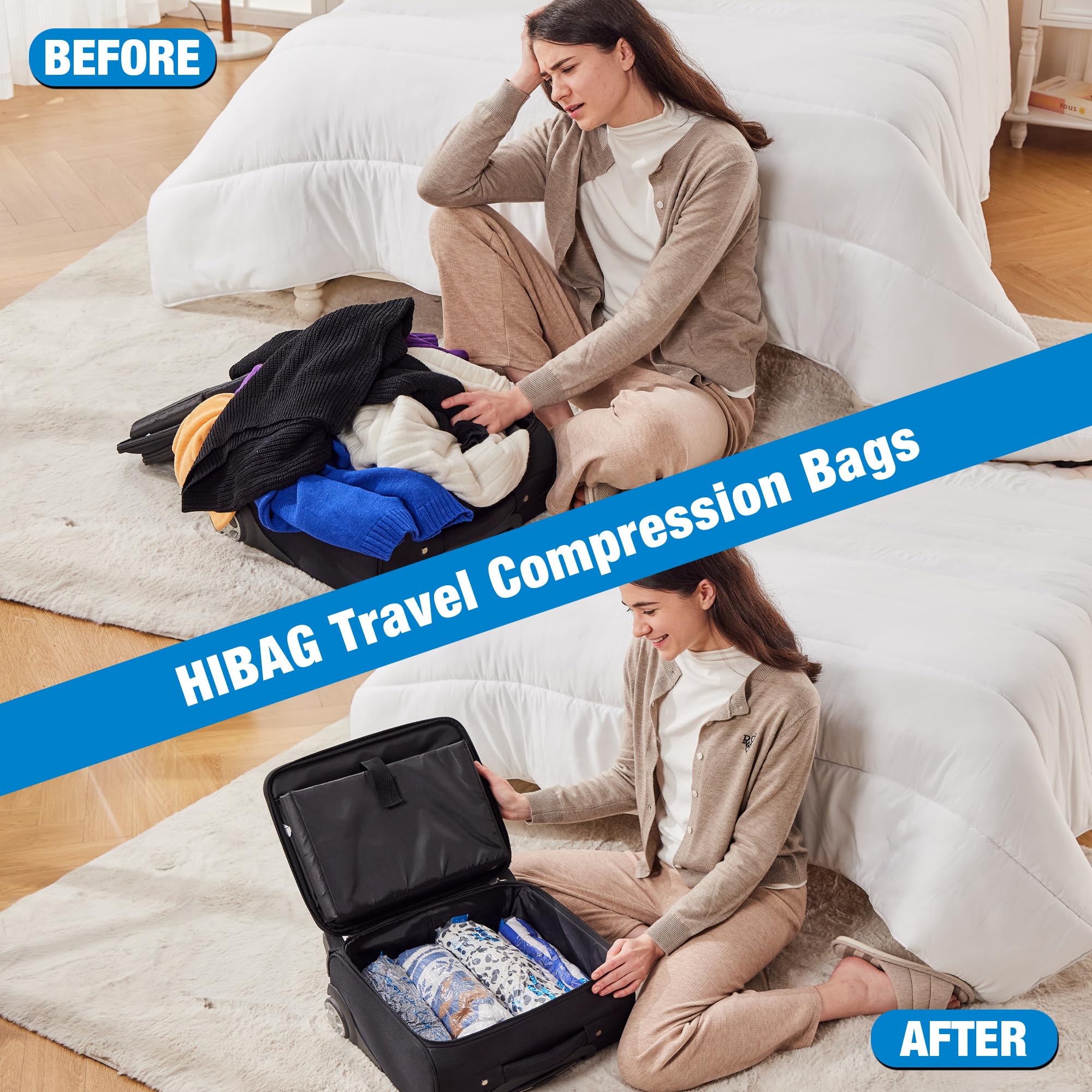 HIBAG sturdy material ensures durability during reuse