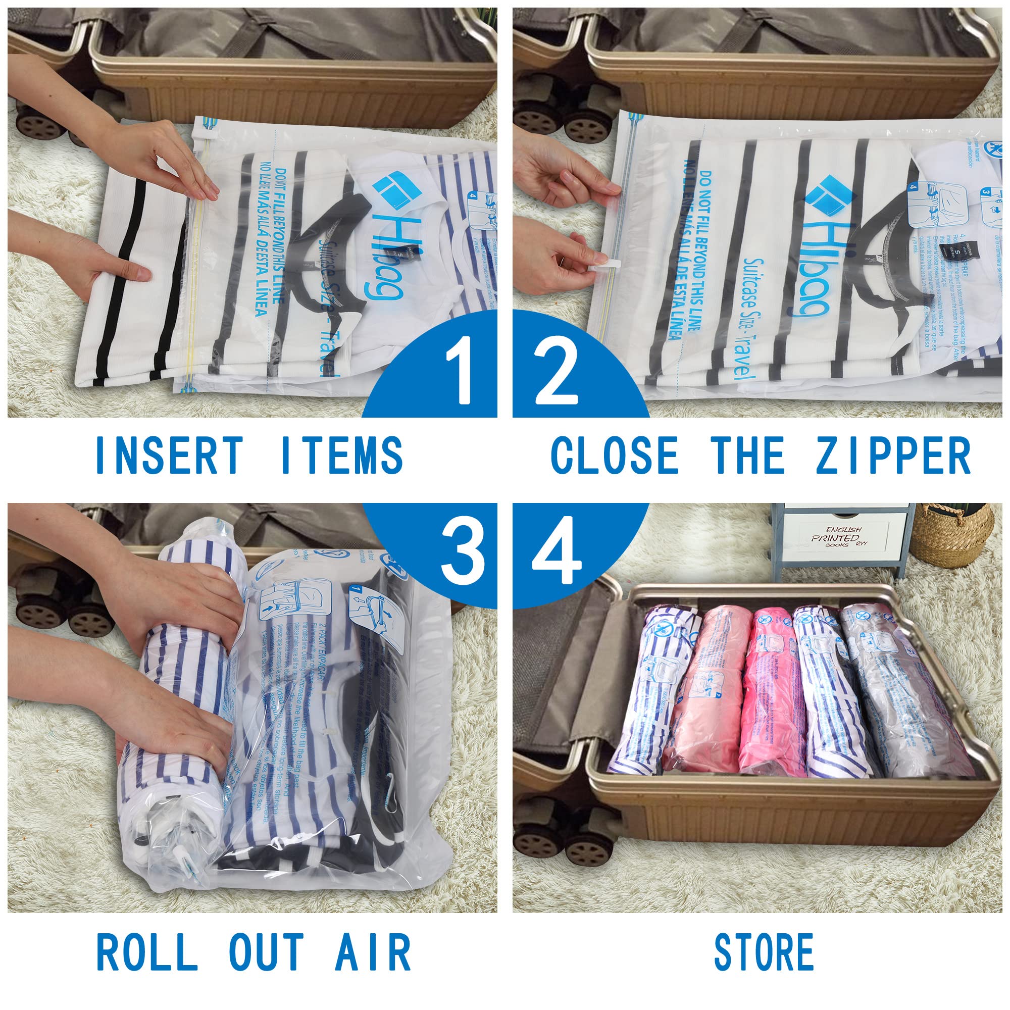 HIBAG easy-open design simplifies packing and unpacking