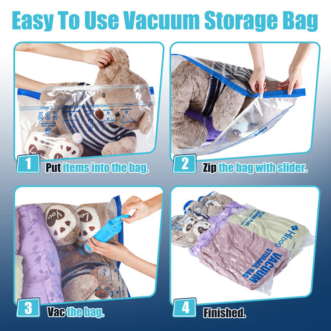 HIBAG durable PA+PE material for repeated use and reliable storage performance