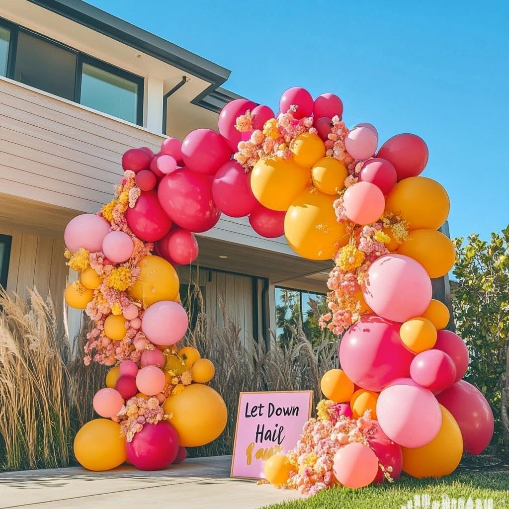 HIBAOpati balloon arch strip tape for quick, sturdy garland assembly.
