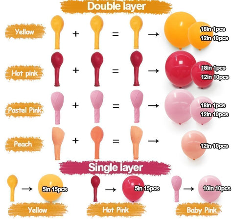 HIBAOpati glue dots roll secures balloons for durable arches.