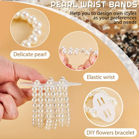 Hicarer adjustable elastic wrist corsage for comfortable wear
