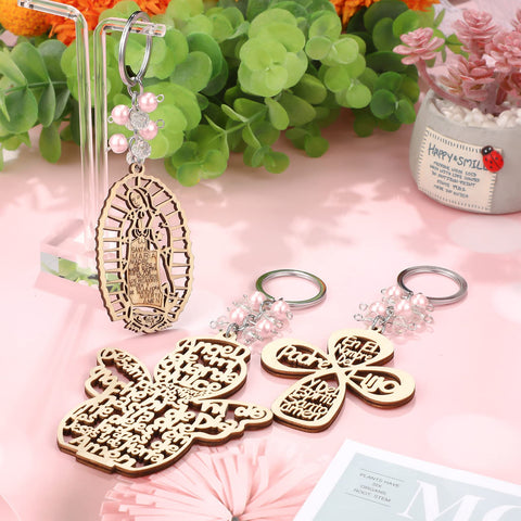 Hicarer prayer card attachment on keychain, adds a meaningful ceremonial touch
