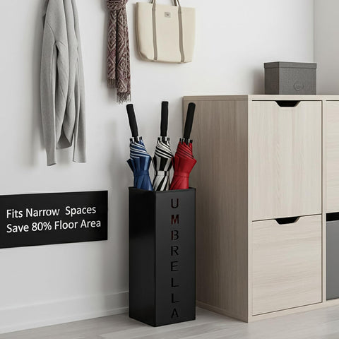 Hiceeden entryway umbrella storage station, keeps umbrellas neatly organized