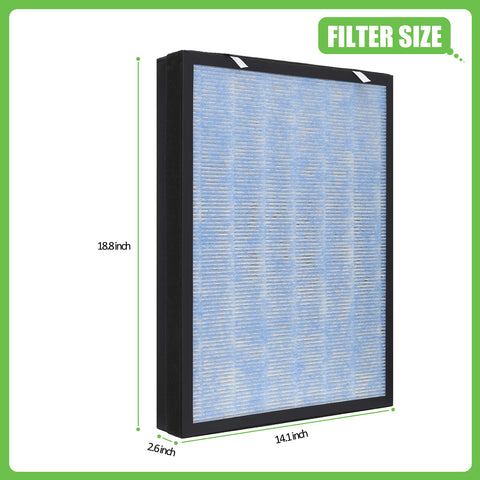 Hichoryer HSP002 dimensions image notes 18.98 x 14.33 x 2.46 inches.
