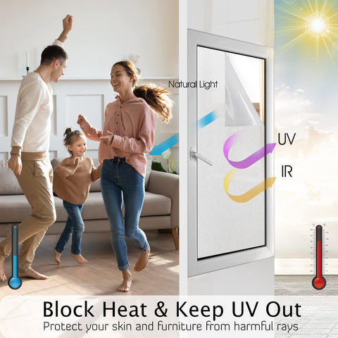 HIDBEA heat-insulation window film reduces glare and keeps interiors cooler.