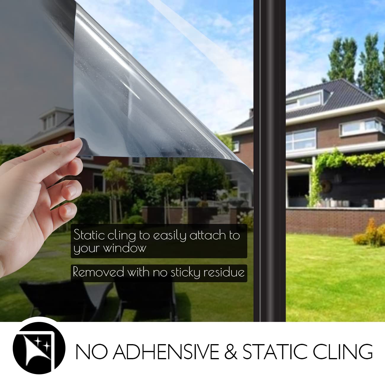 HIDBEA office window film reduces heat while maintaining daylight.