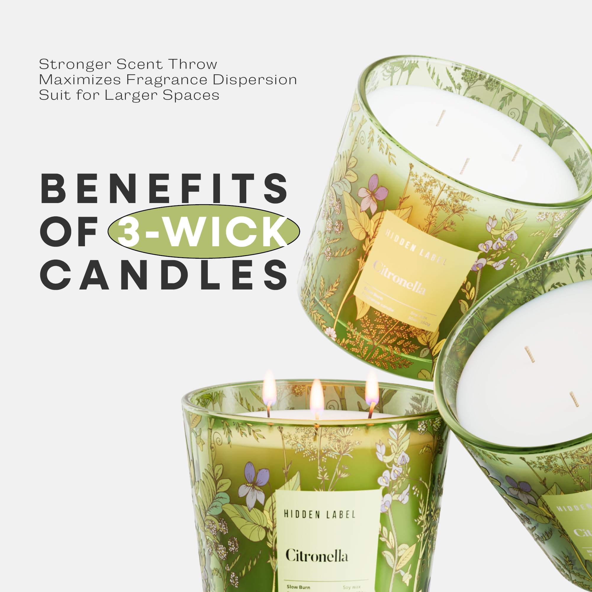 Hidden Label bug-deterrent candle creates calmer outdoor gatherings.