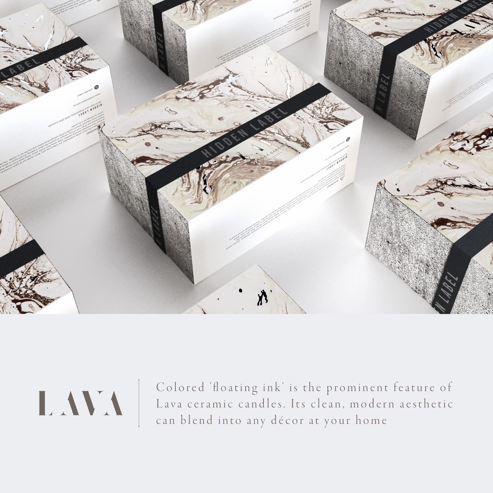 Hidden Label heat-resistant ceramic jar protects surfaces during use