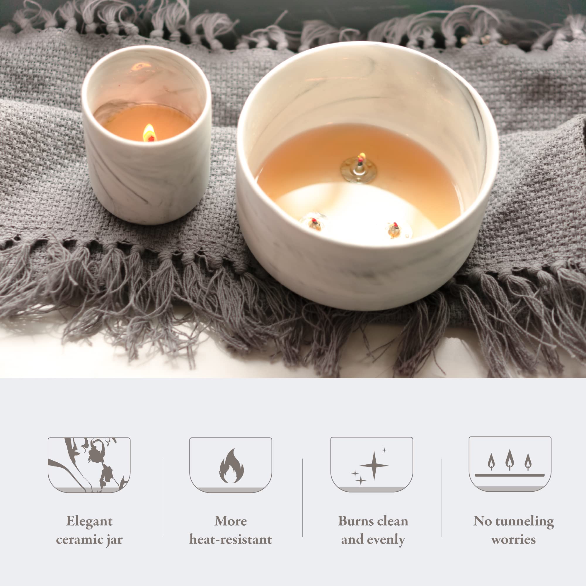 Hidden Label repurposed jar offers convenient storage after candle ends
