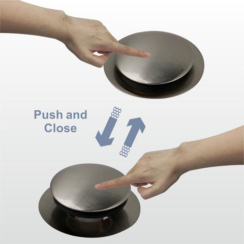 HIDROP universal compatibility demonstrates fit with lift-and-turn and trip-lever drains