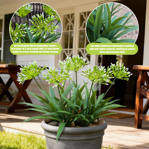 HIFORESTAR detailed blooms capture natural color and texture for porch accents