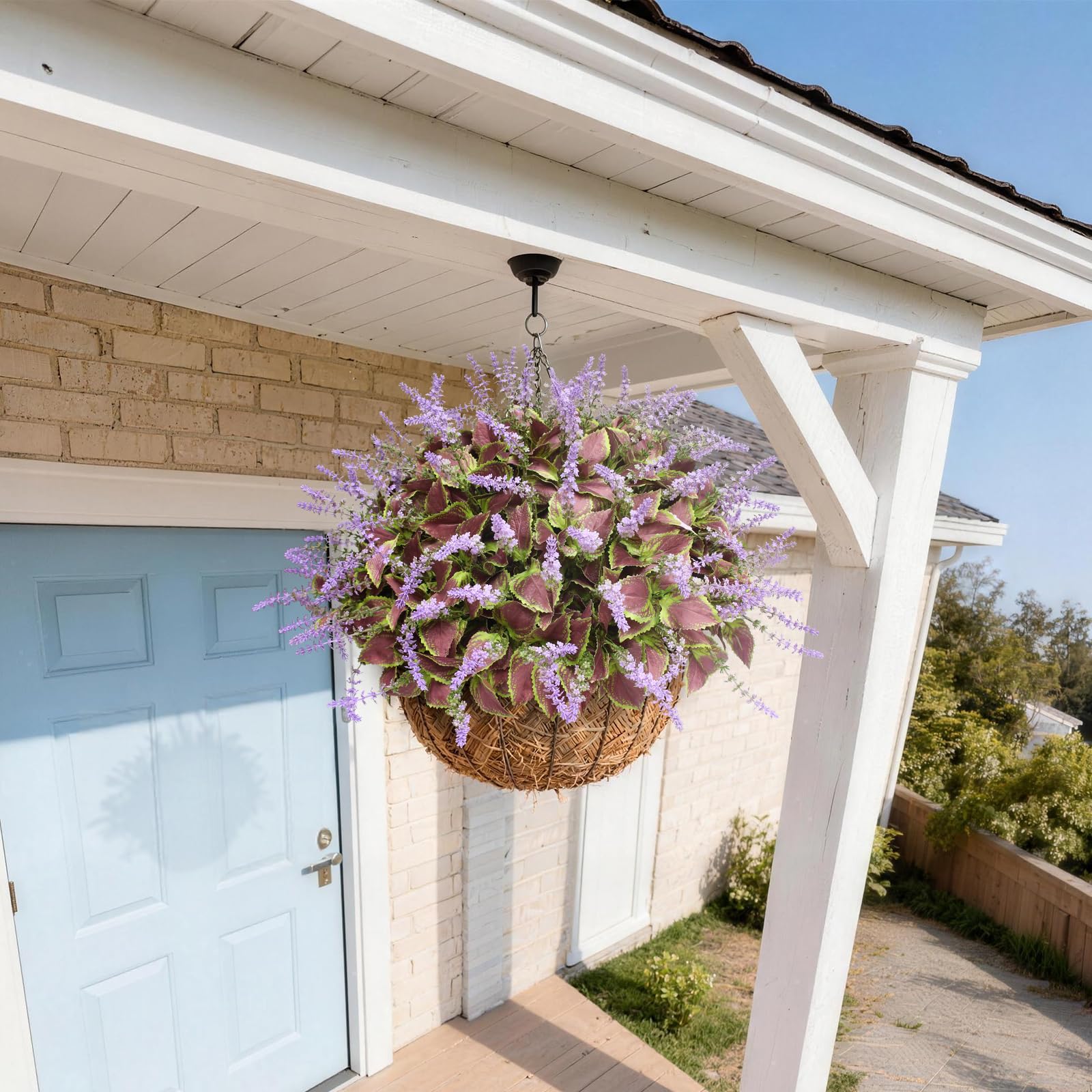 HIFORESTAR front porch garden decor ready for year-round display.