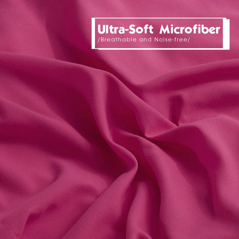 HIG soft microfiber close-up emphasizing breathable, gentle touch.