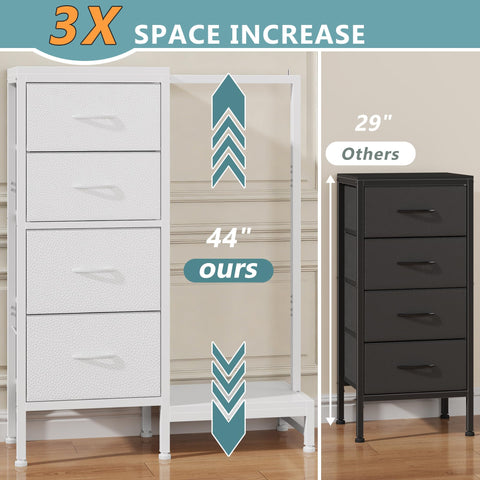 HIGDBFE fabric drawers four-drawer setup for organized clothing