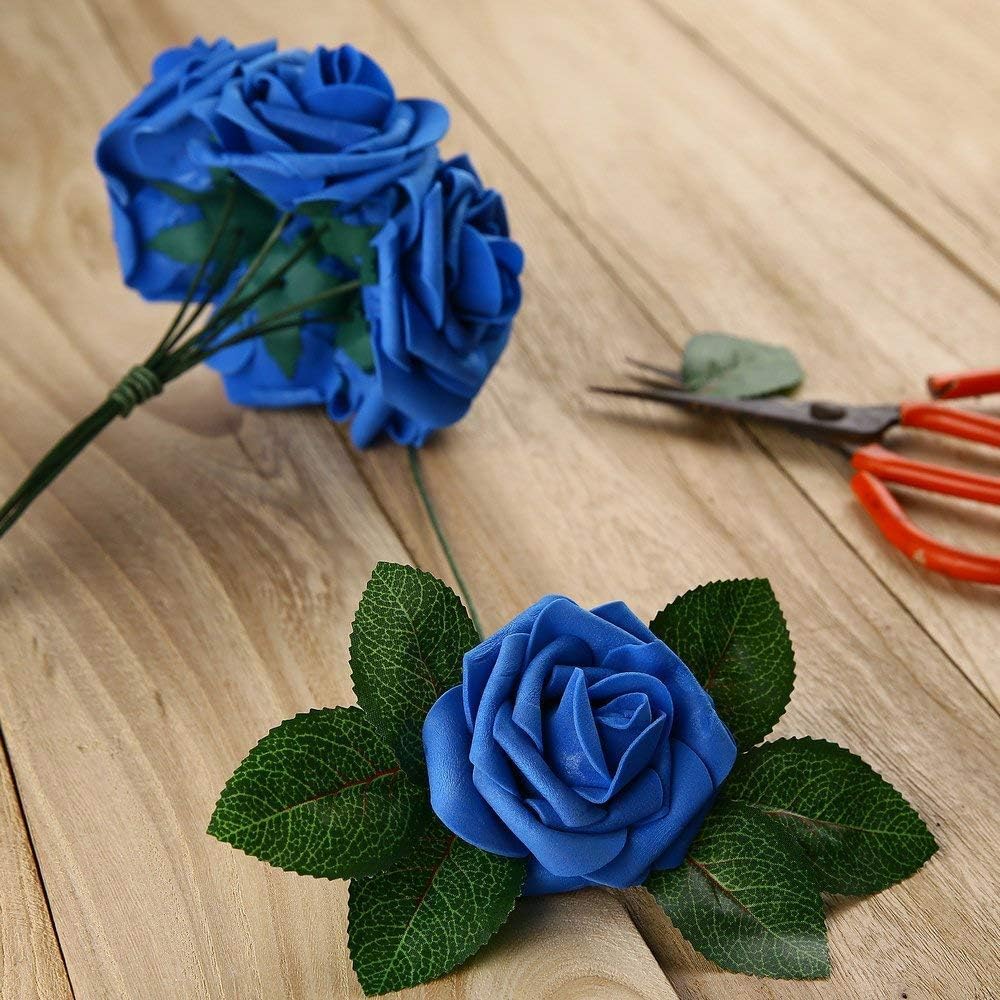 Higfra rose stem with bendable wire for easy shaping