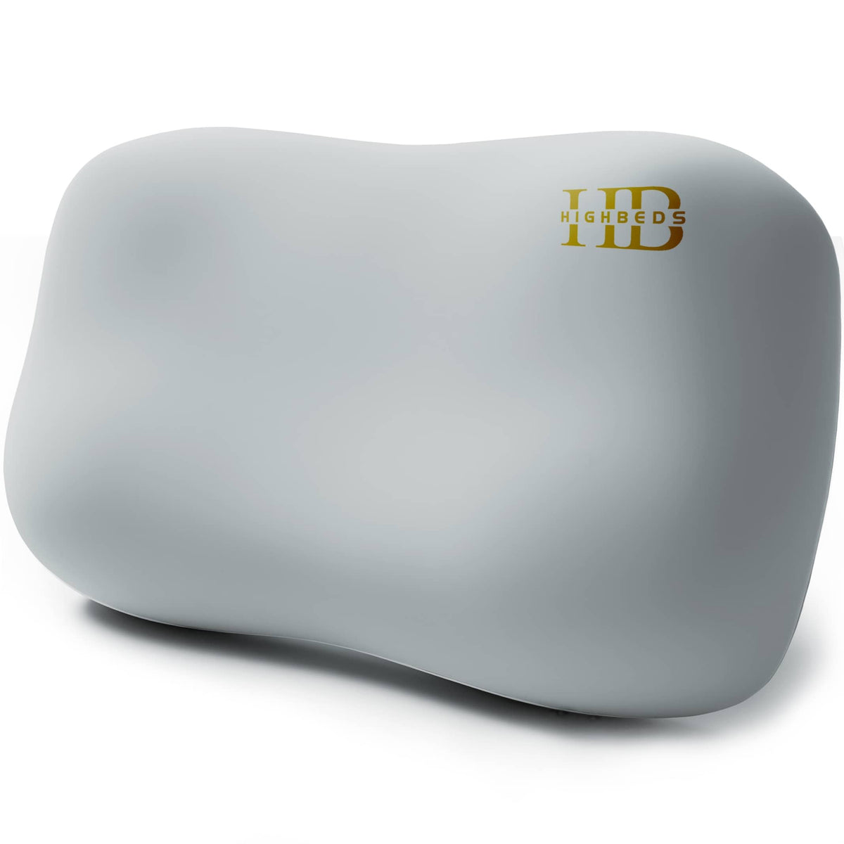 HighBeds cervical neck pillow close-up showing memory foam contour for customized support