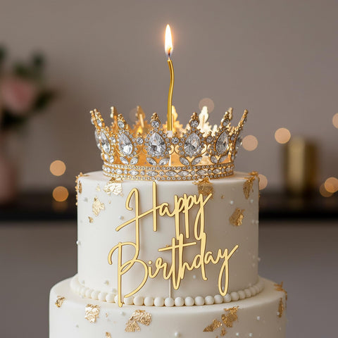 Highergo wedding cake topper adds royal flair to celebrations