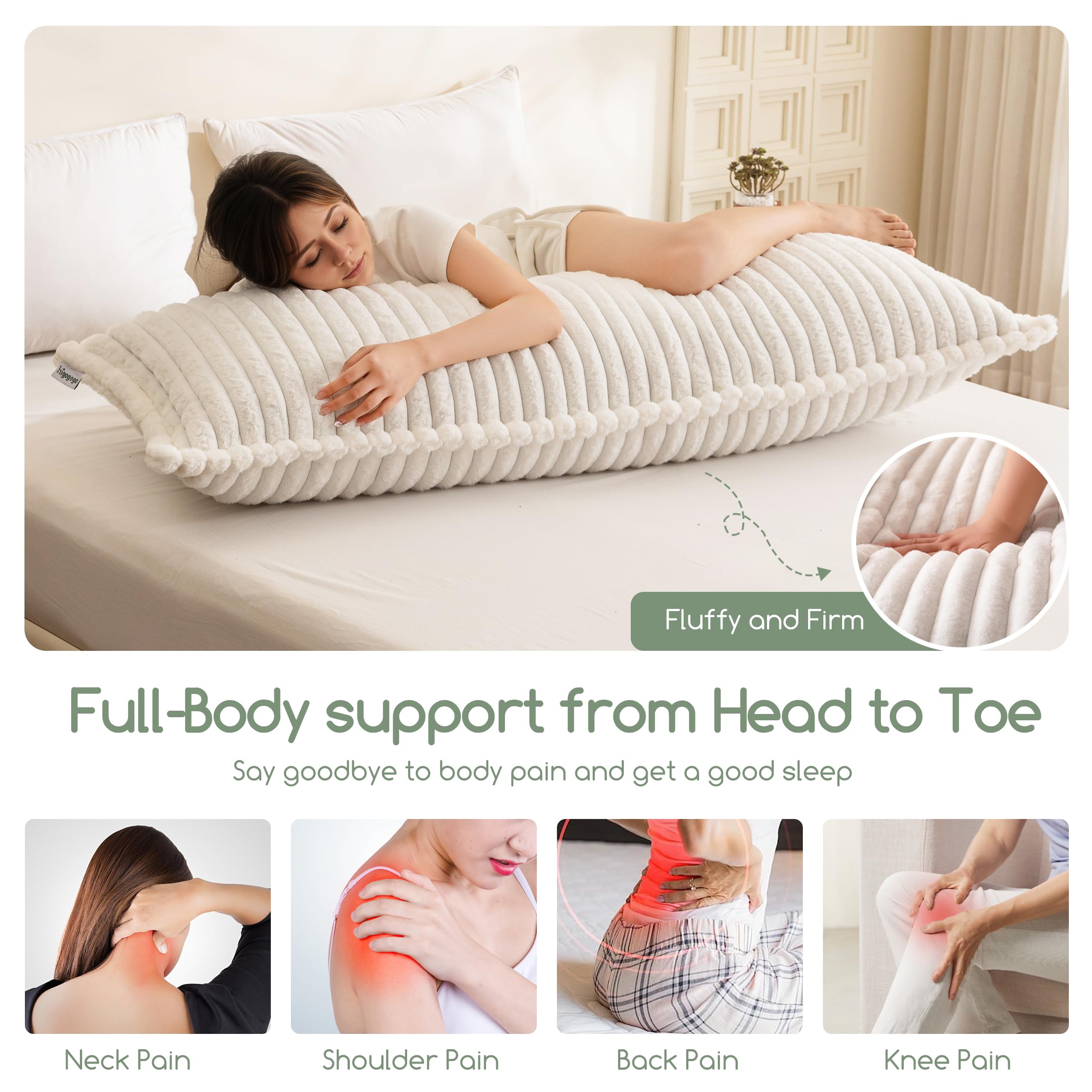 HIGOGOGO fluffy stripe faux fur cover delivers cozy, breathable comfort
