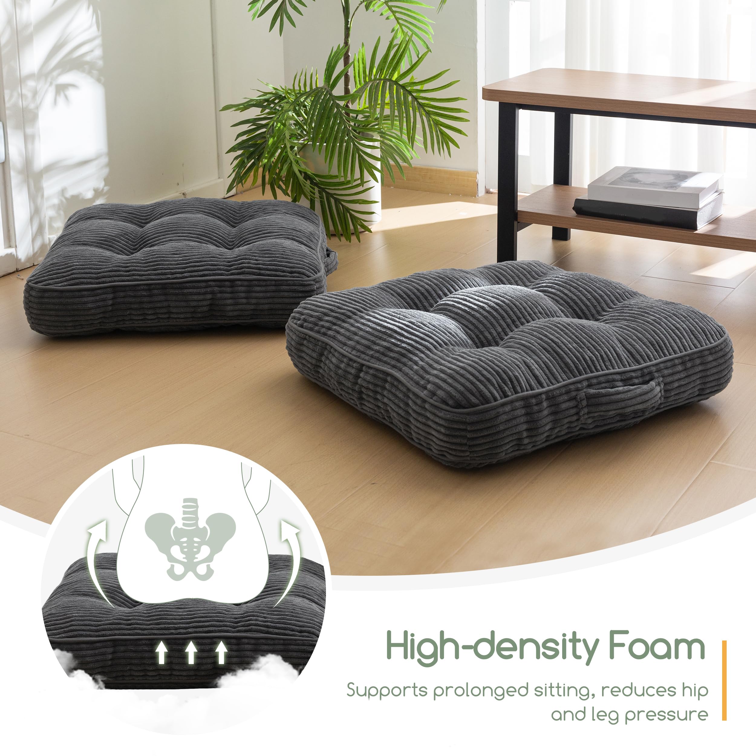 HIGOGOGO high-density foam core delivers durable, supportive seating.