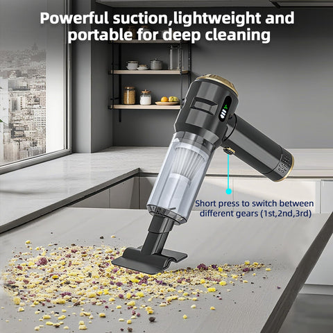 Higoom 4-in-1 tools for crevice, dusting, floors and air blowing.