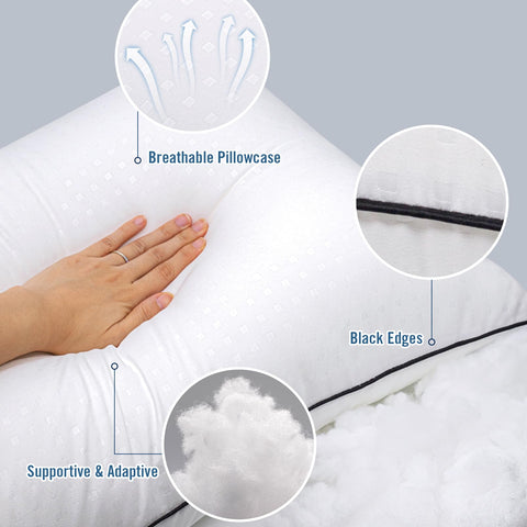 Higoom silky pillowcase with double embossing offers breathable softness.