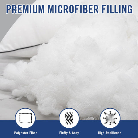 Higoom pillows with machine washability and simple maintenance.