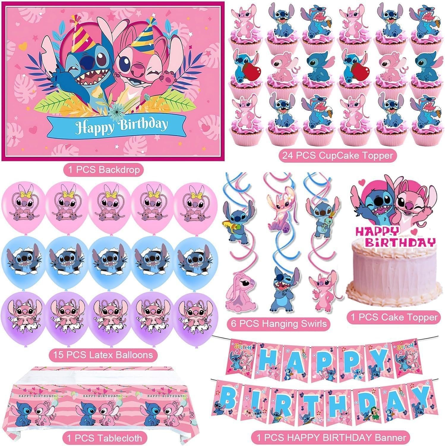 Higyther Stitch balloons add color and festive energy to birthdays