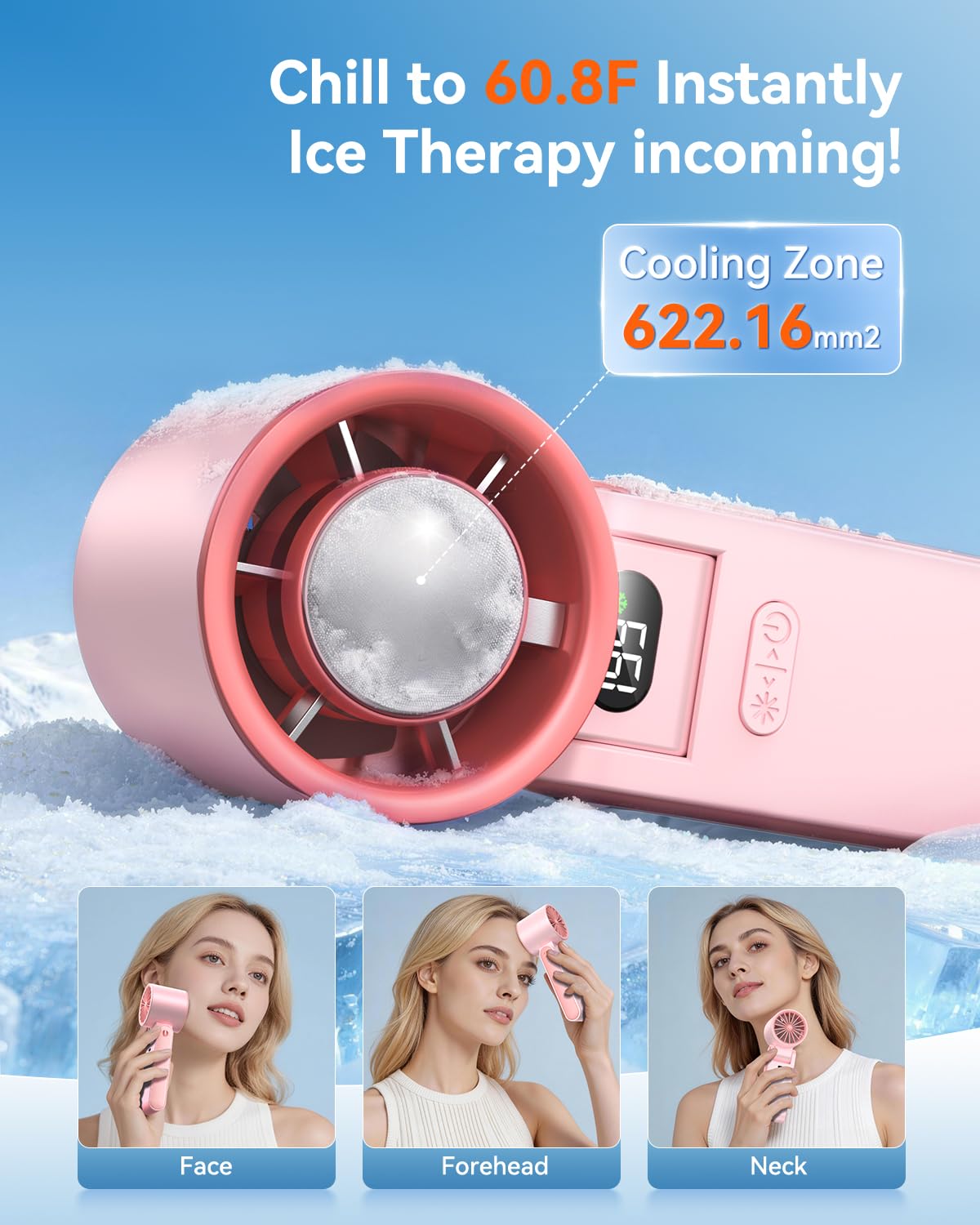 Hihvls 199 adjustable turbo wind delivers powerful airflow to beat sun and crowds.