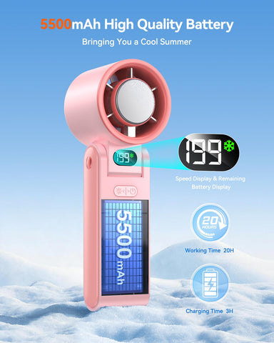 Hihvls 20-hour runtime enables all-day cooling on commutes or office days.
