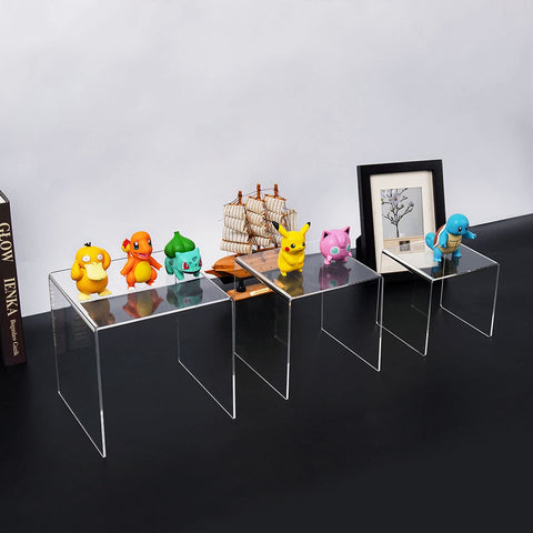 HIIMIEI flexible-height risers allow creative step displays