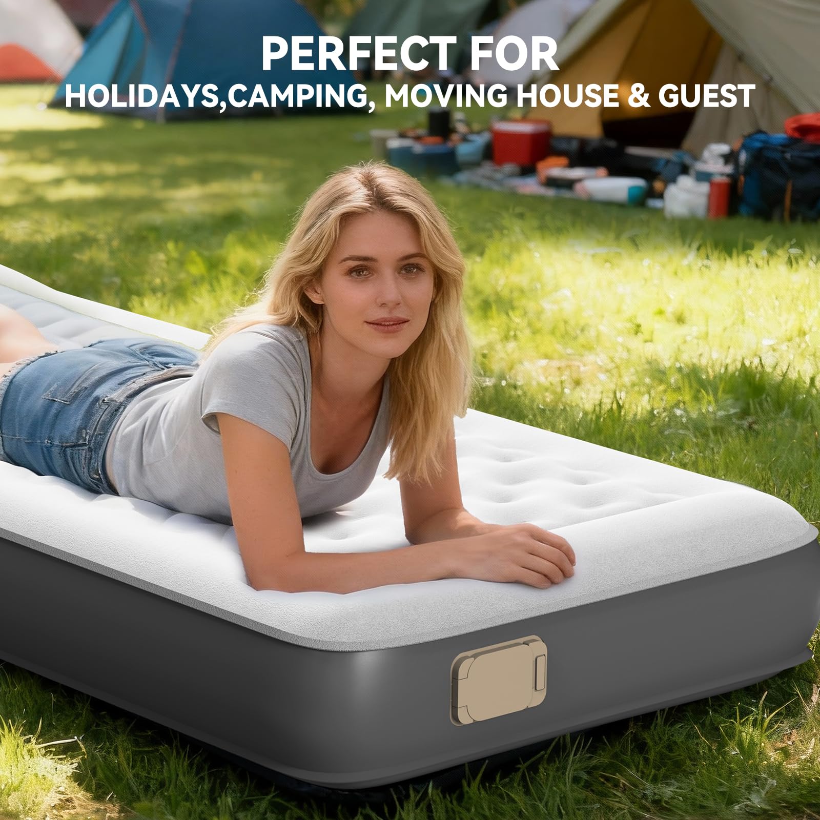 PVC-free and BPA-free TPU material keeps the product safer for camping.