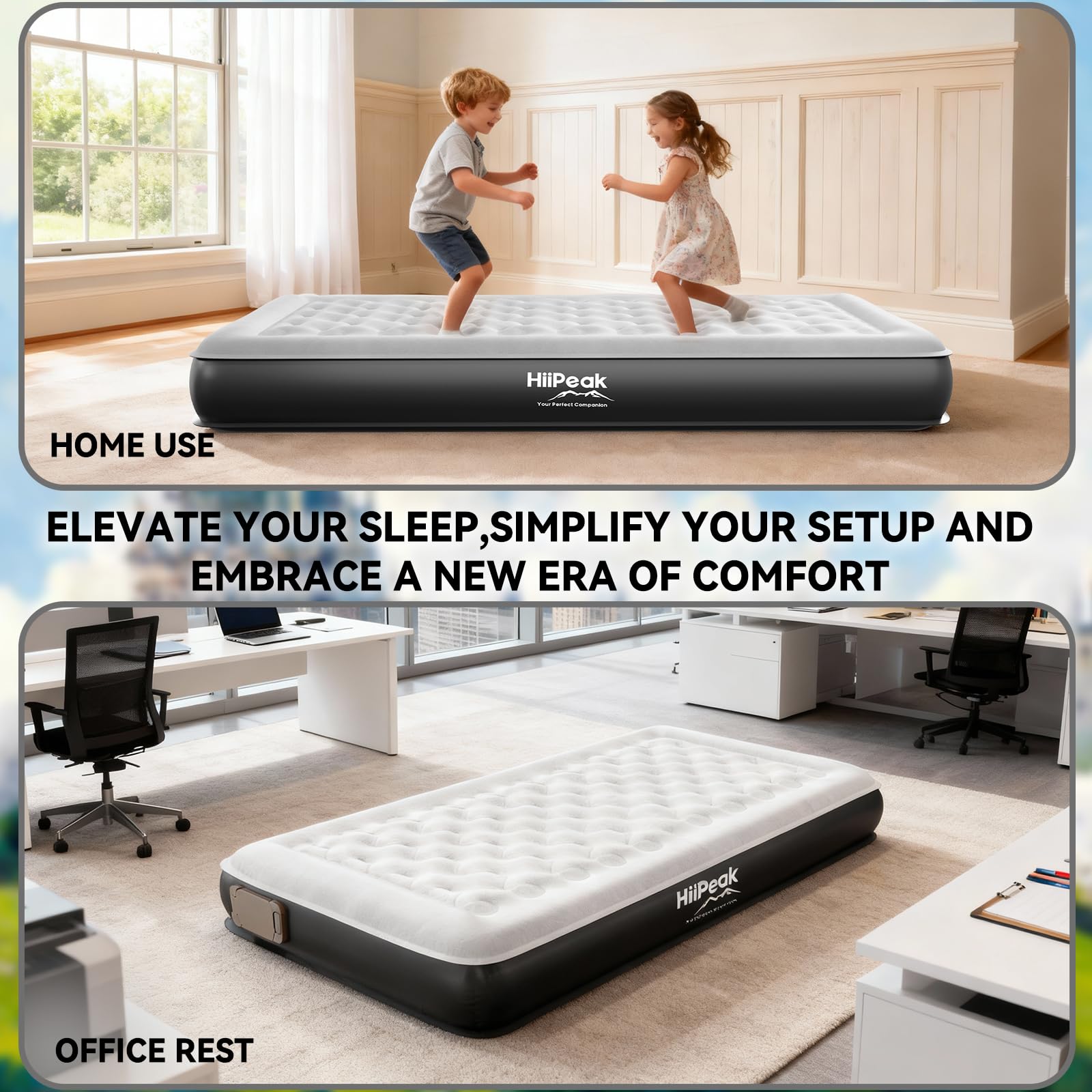 HiiPeak stability and quiet base prevent movement