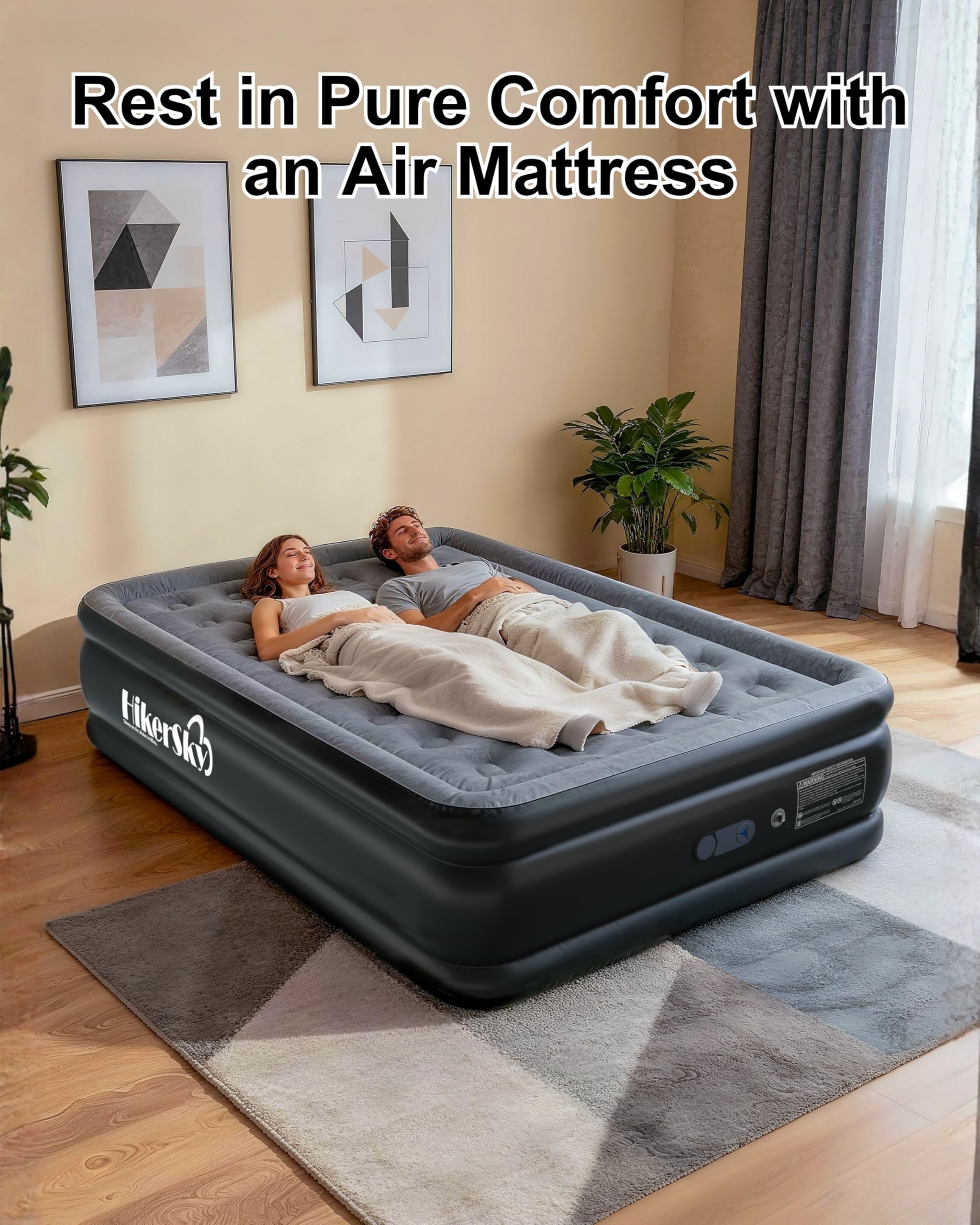 HikerSKY waterproof PVC construction resists moisture and wear