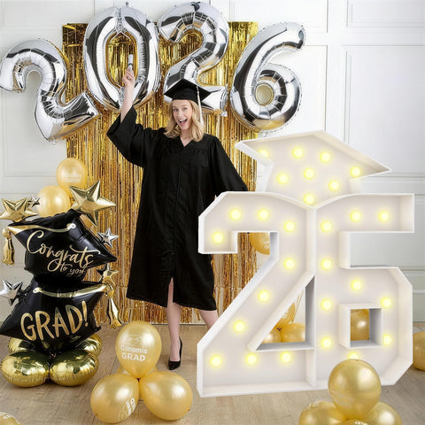 HILAVO Graduation Cap glow adds warm ambience to indoor graduation celebrations.