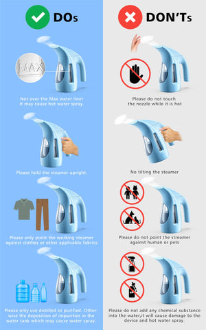 HiLIFE steamer easy brush attachment for quick setup and use.