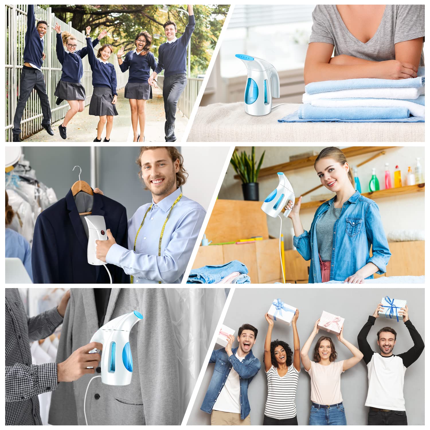 HiLIFE steamer 9ft cord offers flexible, distant operation.