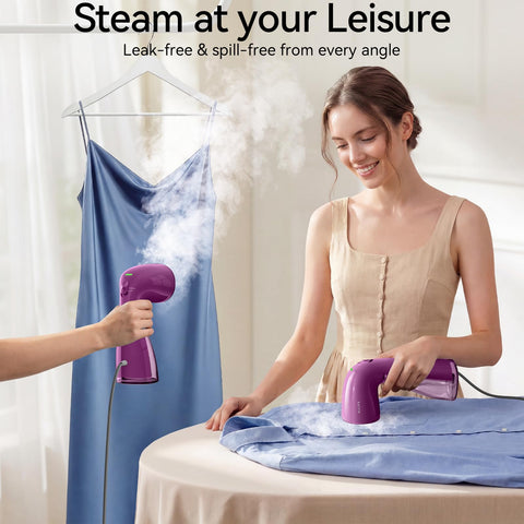 HiLIFE steamer is a lightweight handheld device for easy use.