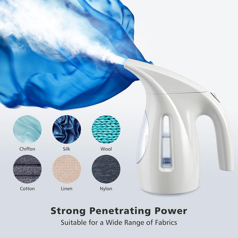 HiLIFE steamer with long cord allows flexible operation from afar