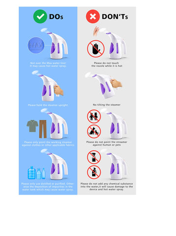 HiLIFE steamer in purple color adds style to your laundry routine