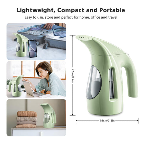HiLIFE steamer strong steam performance for tough fabrics like cotton or wool.