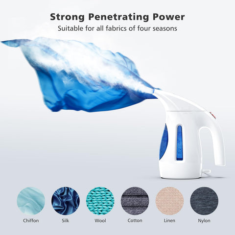 HiLIFE steamer is travel-friendly for hotel rooms and trips.