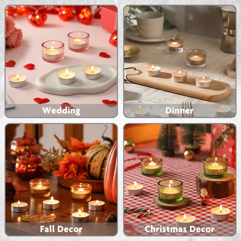 HILUMIDA 200-pack tealights provides emergency lighting when needed