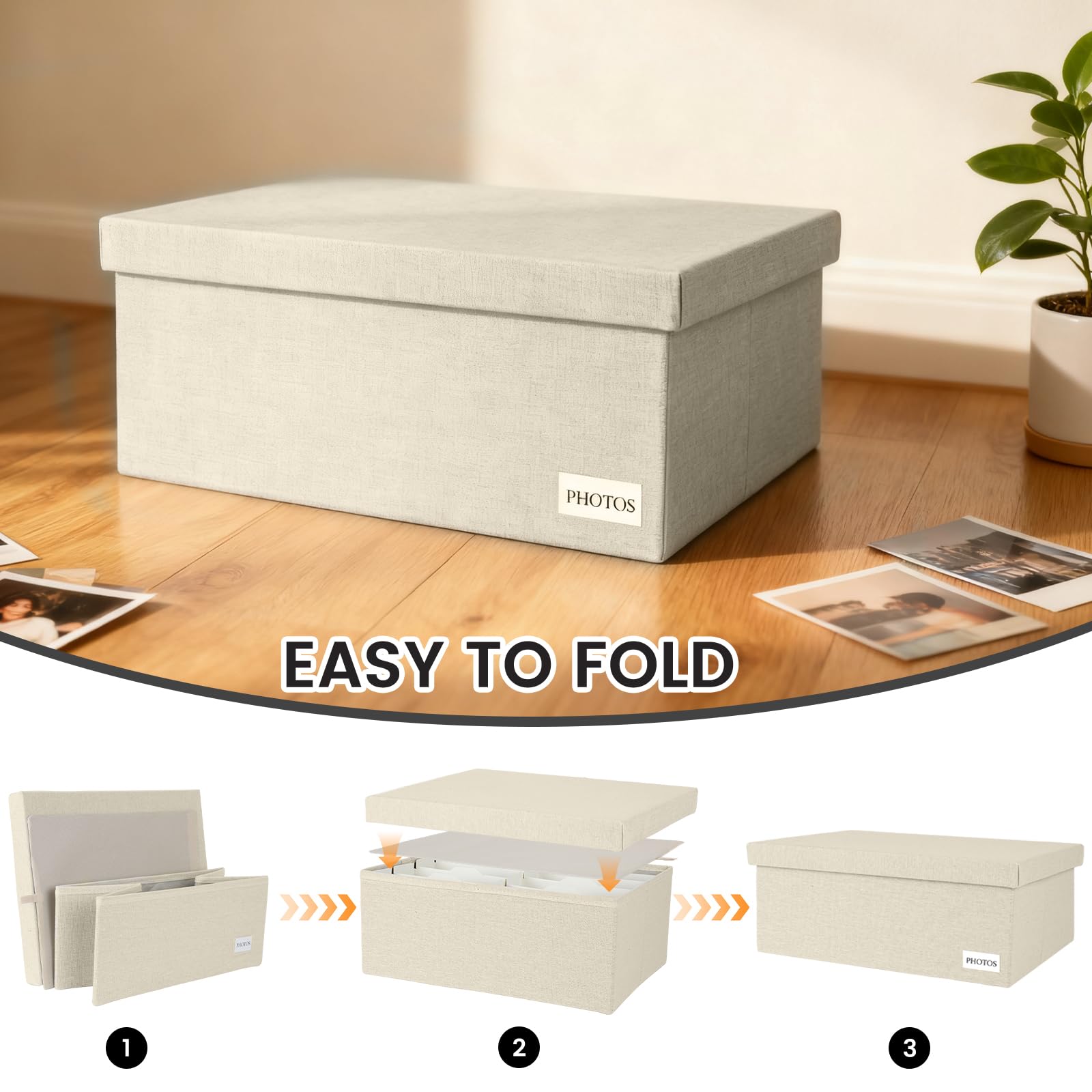 Himake versatile organizer for photos, letters, and keepsakes in any room.